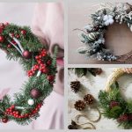 Рождественский венок из ротанга. Корпоративный МК.