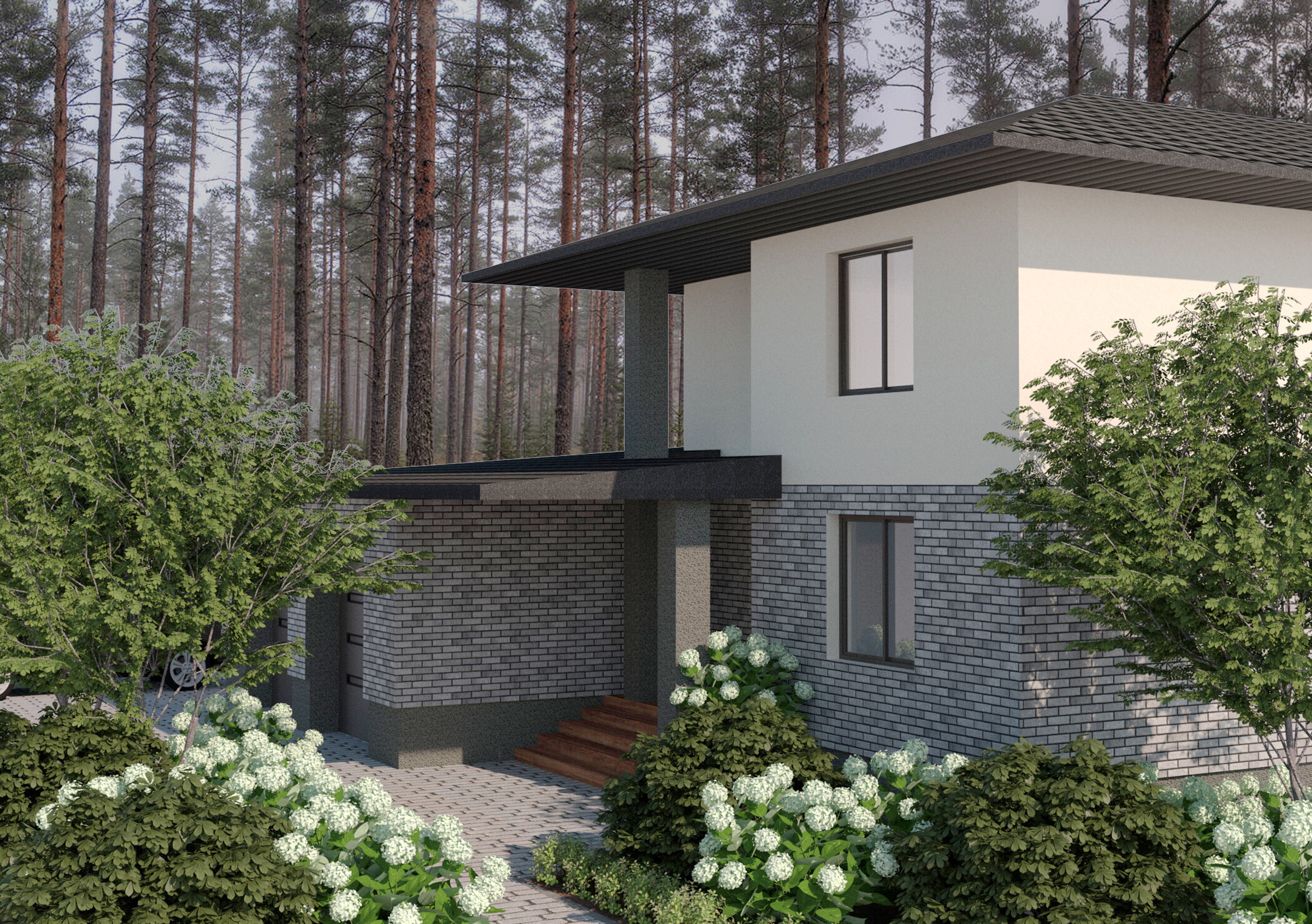 Sketchup - визуализация ландшафтных идей