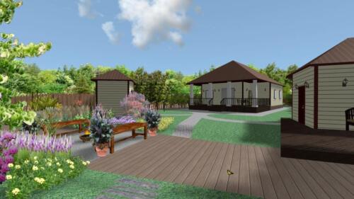 Вид в RealTime LandscapeDesign